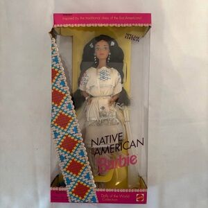 Mattel Native American Barbie.
